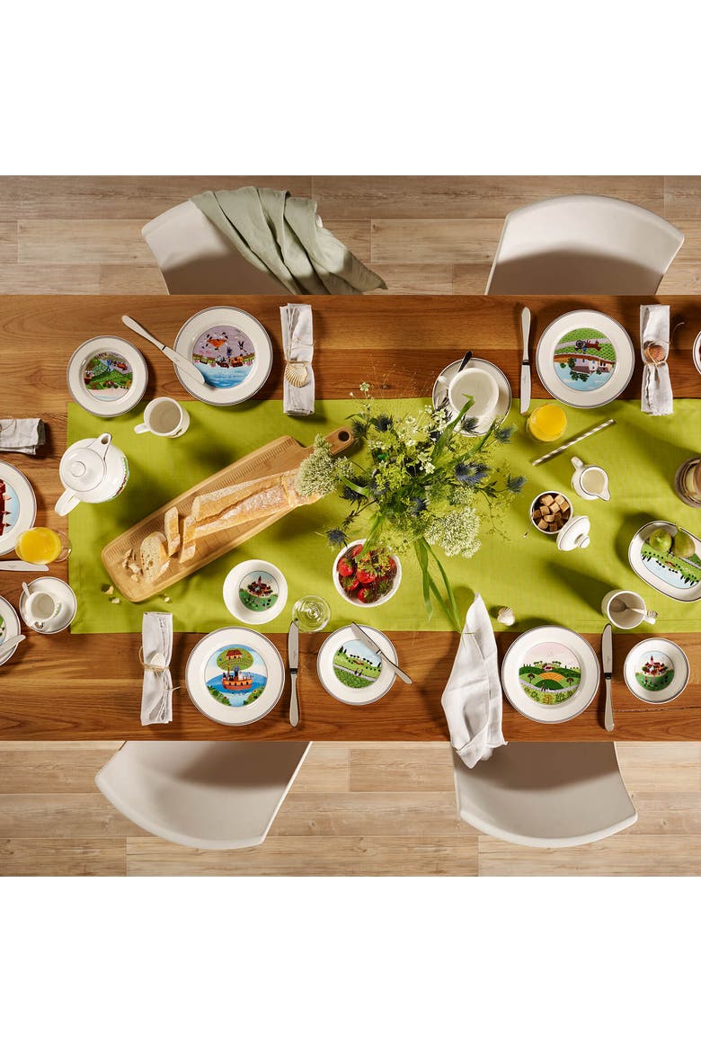 Design Naif Salad Plate #1 Going to Market, Alternate, color, None