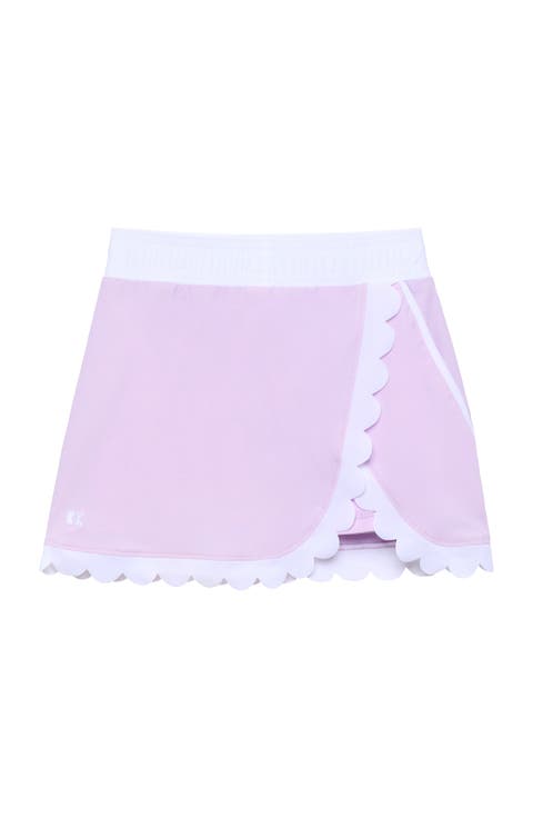 Girls Scalloped Skort