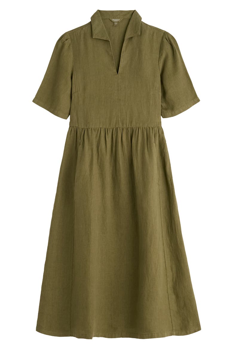 fen violet linen midi dress Women's Fen Violet Midi Dress Earth to Life