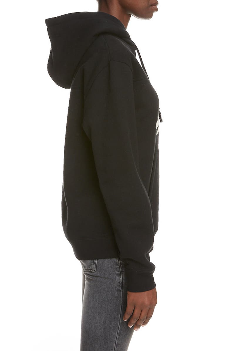 Saint Laurent Logo Hoodie, Alternate, color,