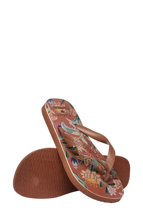 HAVAIANAS HAVAIANAS X FARM RIO DELICATE FLOWERS FLIP FLOP