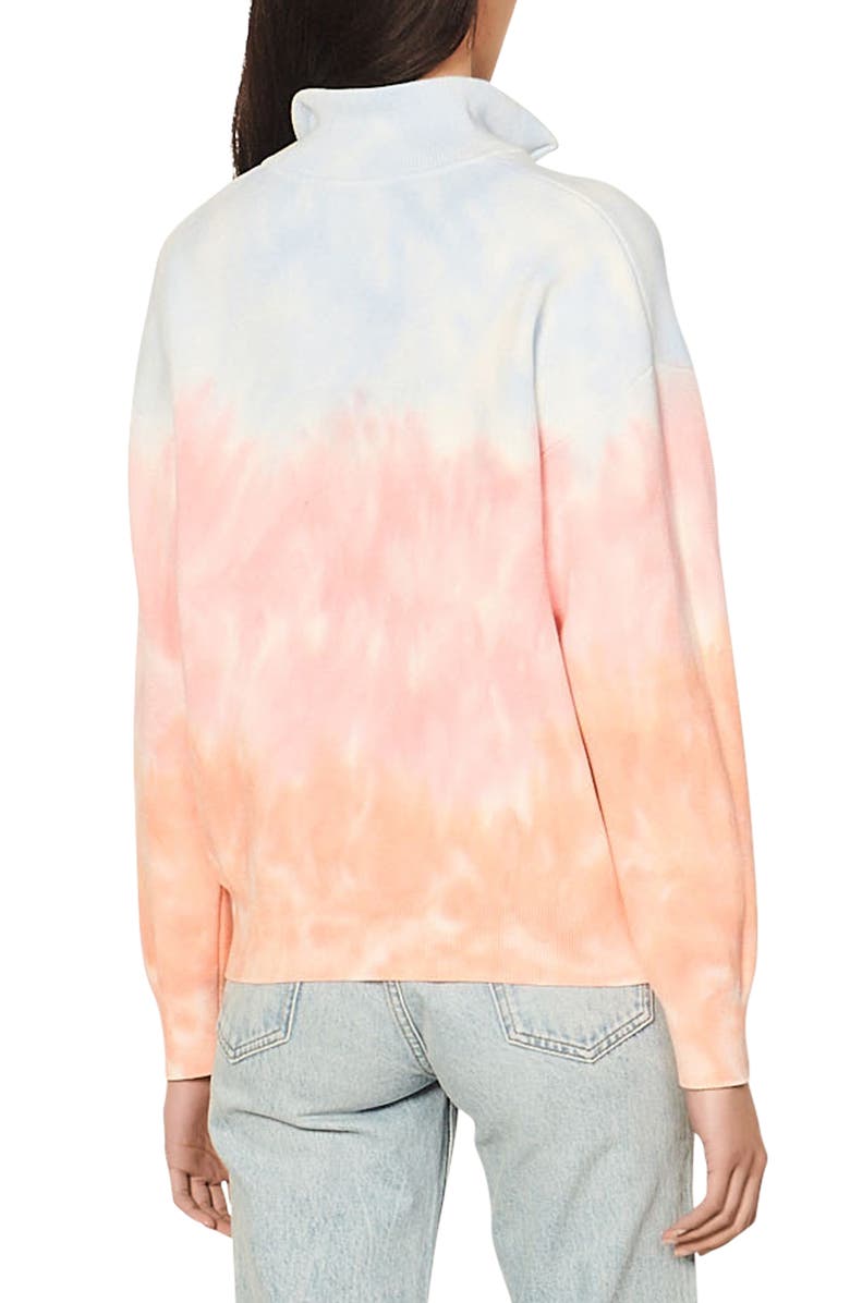 SANDRO Fabien Quarter Zip Sweater, Alternate, color, Multicolore