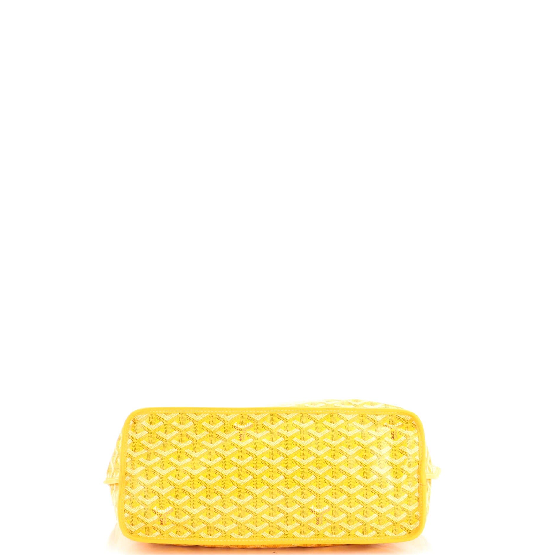 Pre-Owned Goyard Anjou Reversible Tote Coated Canvas PM, Alternate, color, Yellow