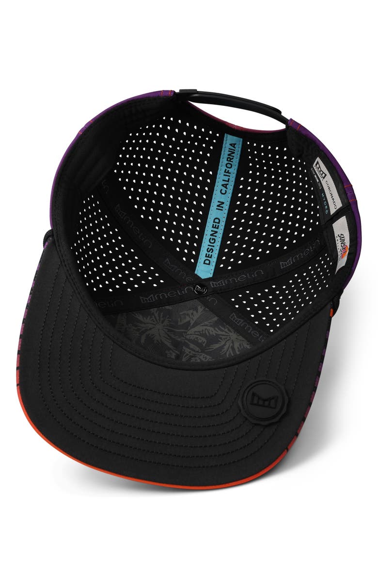 Melin Coronado Sunset Wavez Hydro Snapback Ball Cap, Alternate, color, Sunset