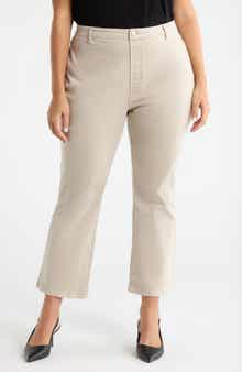 Estelle Pull-On Ankle Flare Jeans
