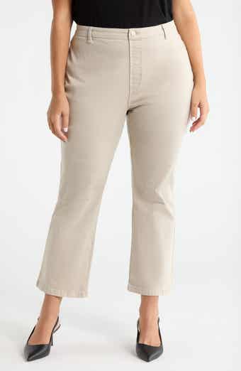 Estelle Pull-On Ankle Flare Jeans