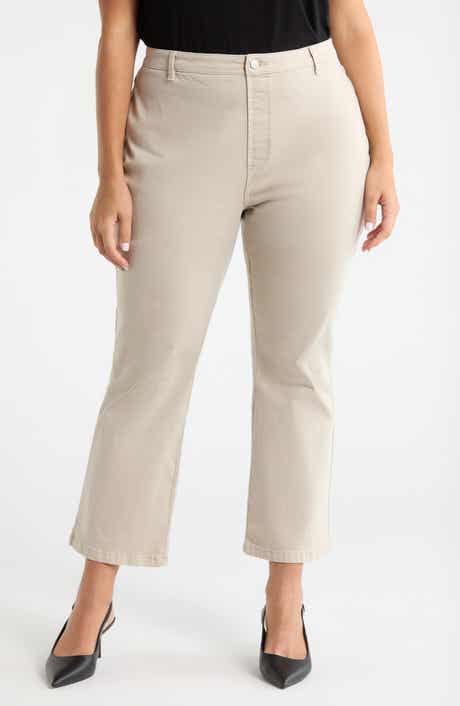 Estelle Pull-On Ankle Flare Jeans