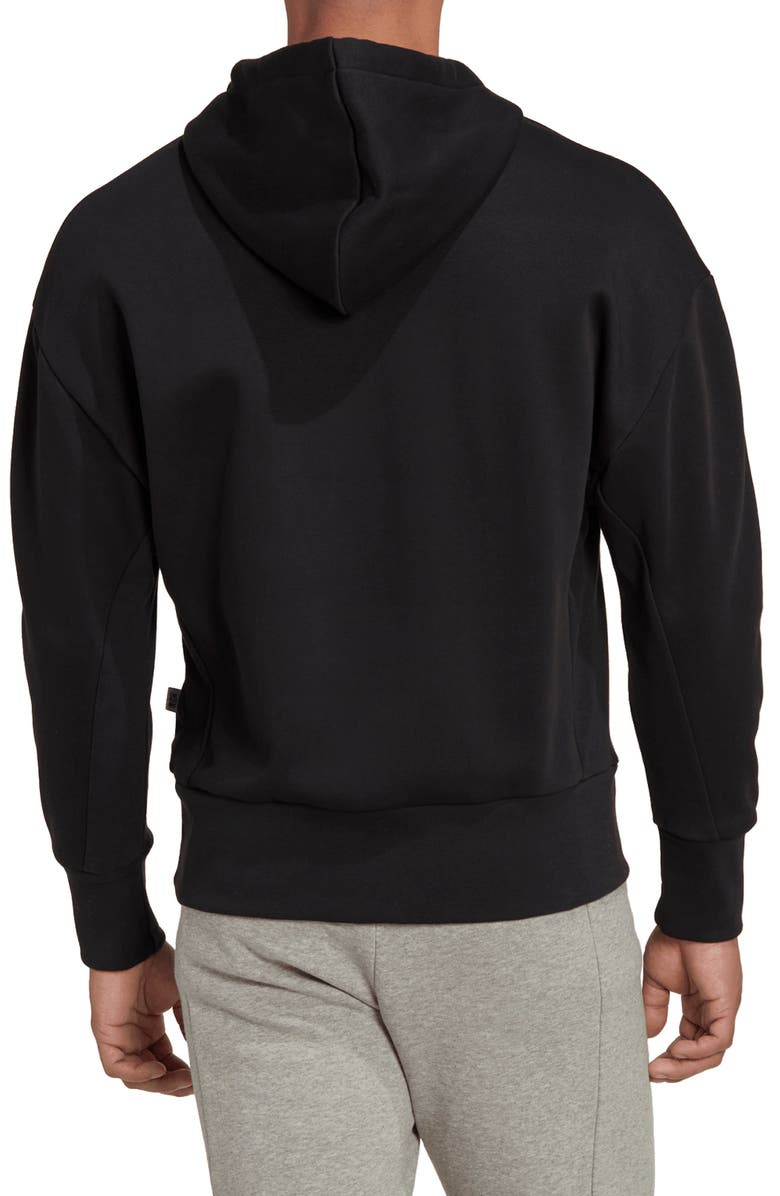 adidas Studio Lounge Fleece Hoodie, Alternate, color, 
