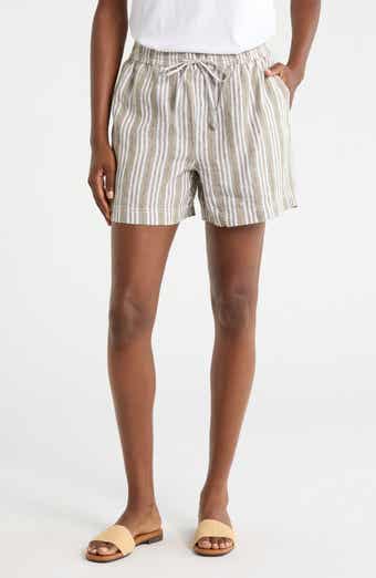 Beach Breeze Dobby Linen Easy Drawstring Shorts