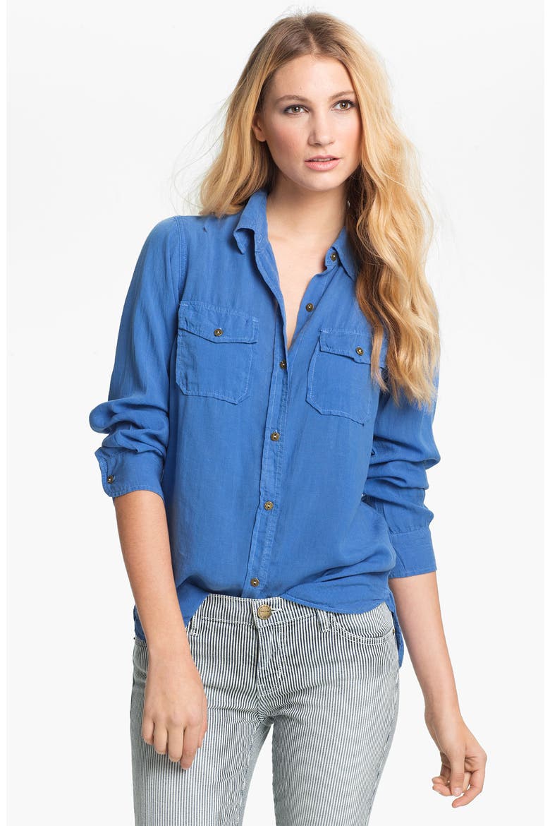'The Perfect' Shirt, Main, color, HAVANA BLUE