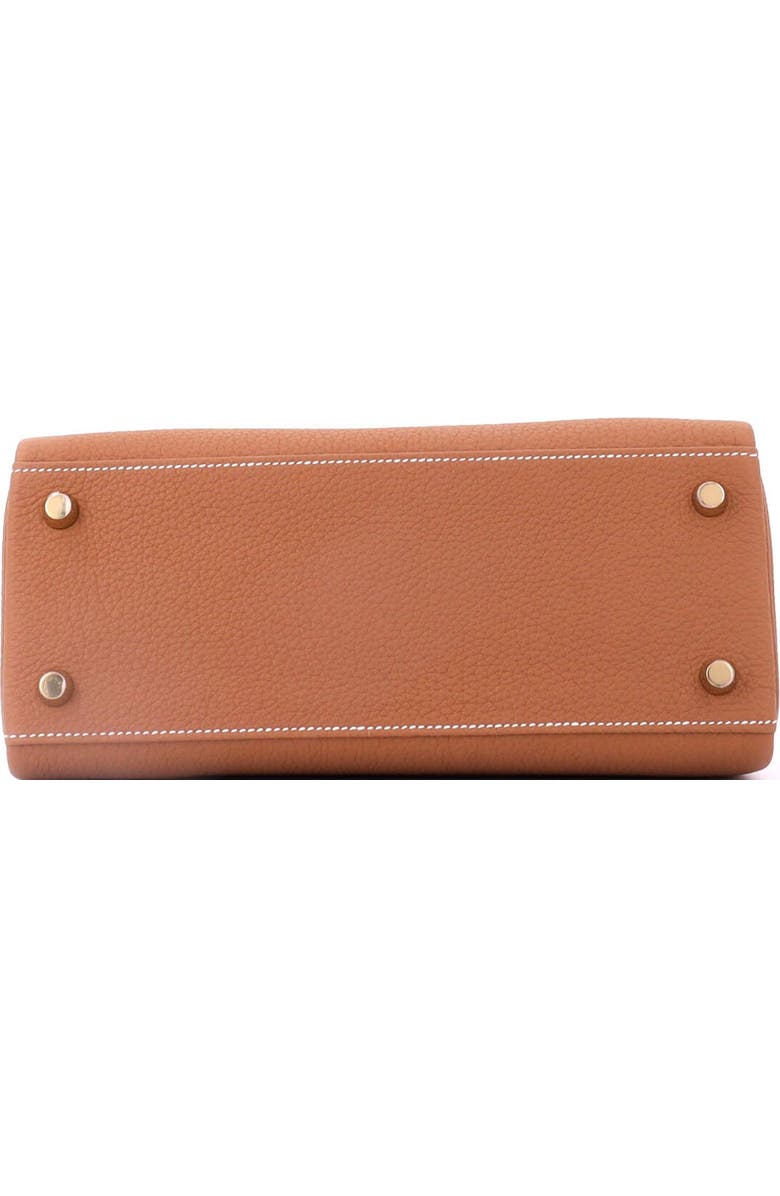 Pre-Owned Hermes Kelly Handbag Brown Togo with Gold Hardware 25, Alternate, color, Gold