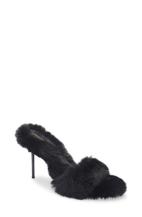 Big Mama Faux Fur Sandal (Women)