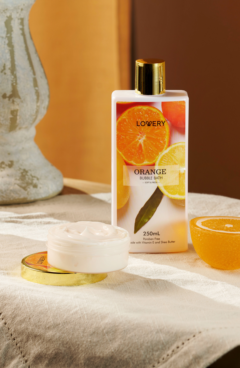 Lovery 19-Piece Citrus Bath and Body Care Gift Set, Alternate, color, Multi Citrus