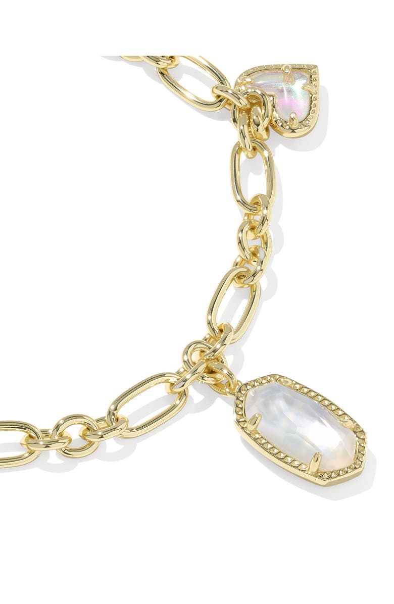 Kendra Scott Icon Charm Bracelet, Alternate, color, Gold Neutral Mix