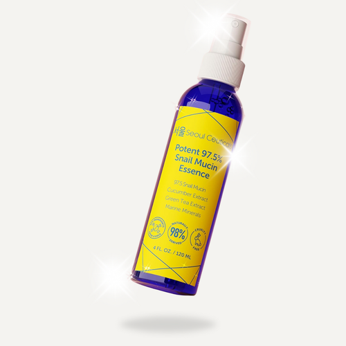 Seoul Ceuticals Korean Skincare Potent 97.5% Snail Mucin Essence In Transparent