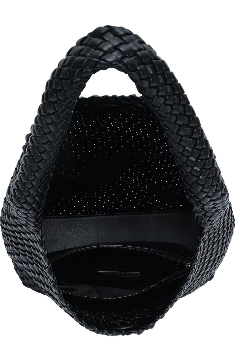 Antik Kraft Woven Hobo Bag with Pouch, Alternate, color, Black