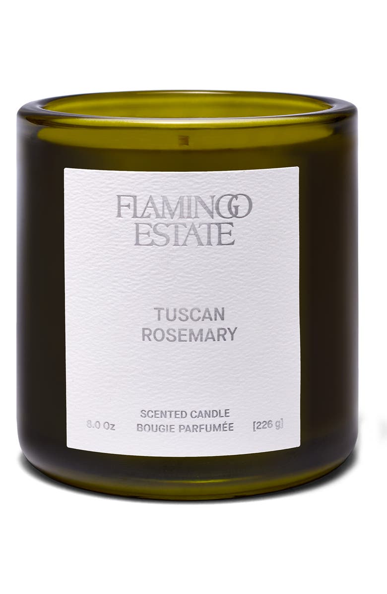 FLAMINGO ESTATE Tuscan Rosemary Candle, Main, color, Green