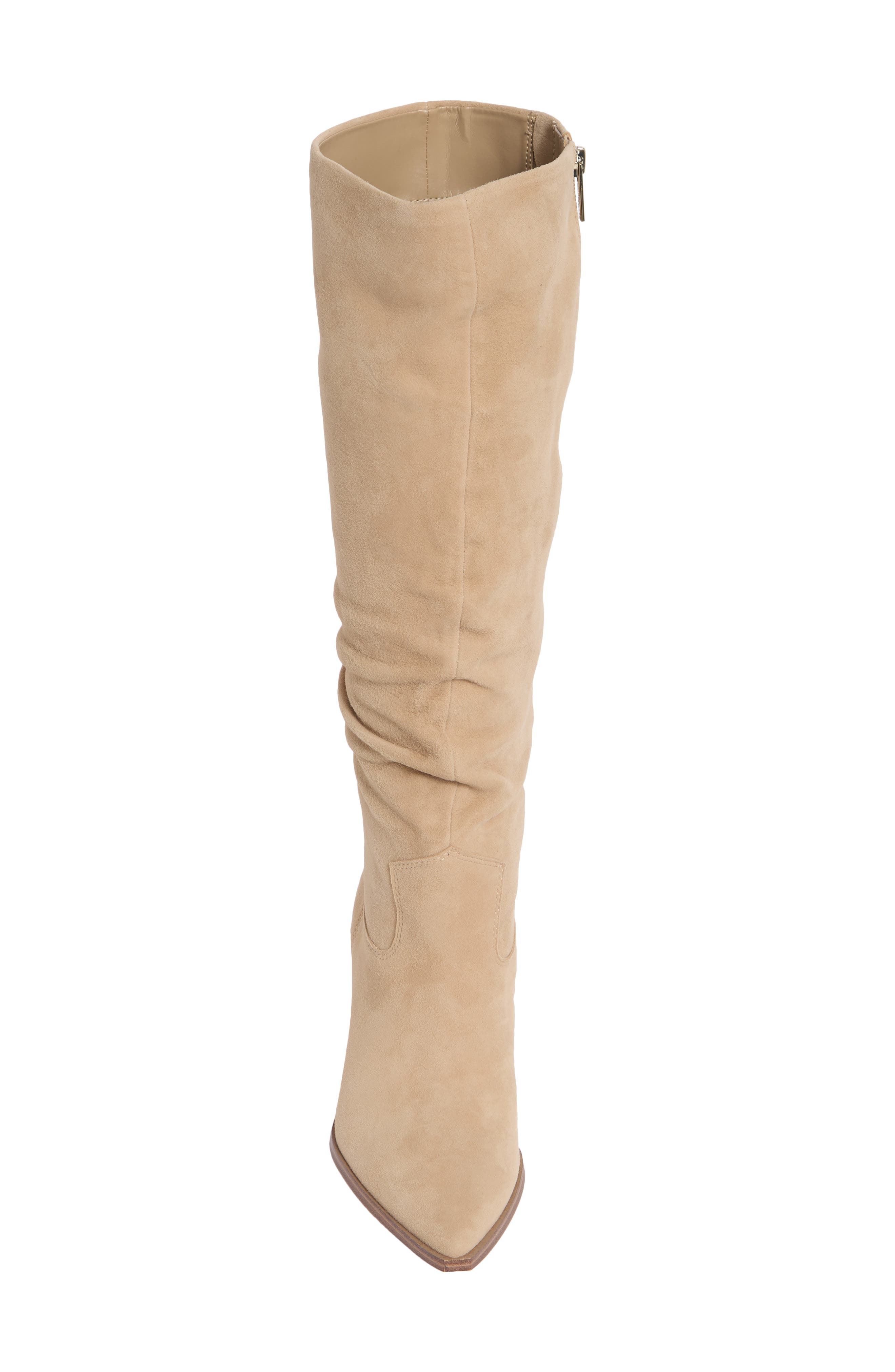 Kindre Wide Calf Leather Boot, Alternate, color, TORTILLA