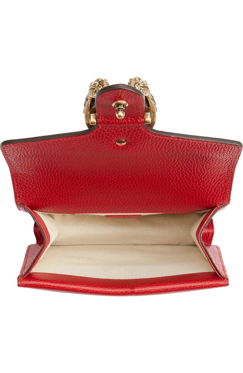 Gucci Mini Dionysus Leather Shoulder Bag, Alternate, color,