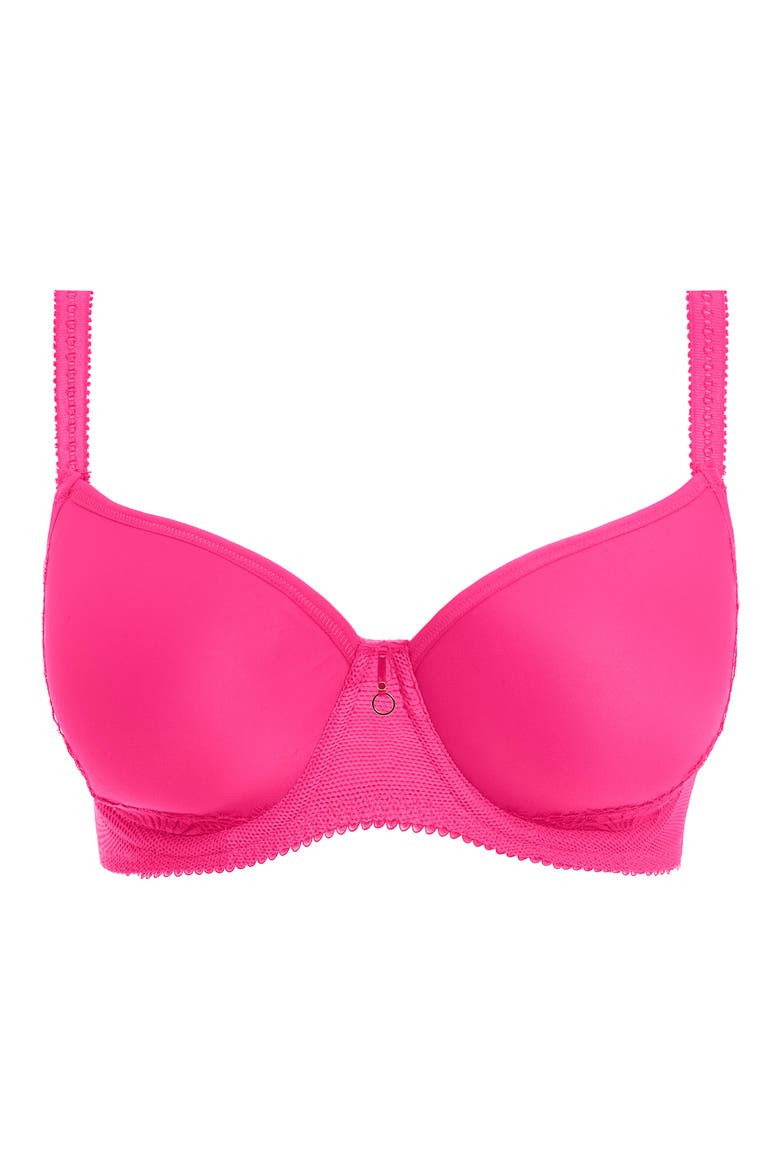 Fascinate Underwire Plunge T-Shirt Bra, Alternate, color, HOT PINK