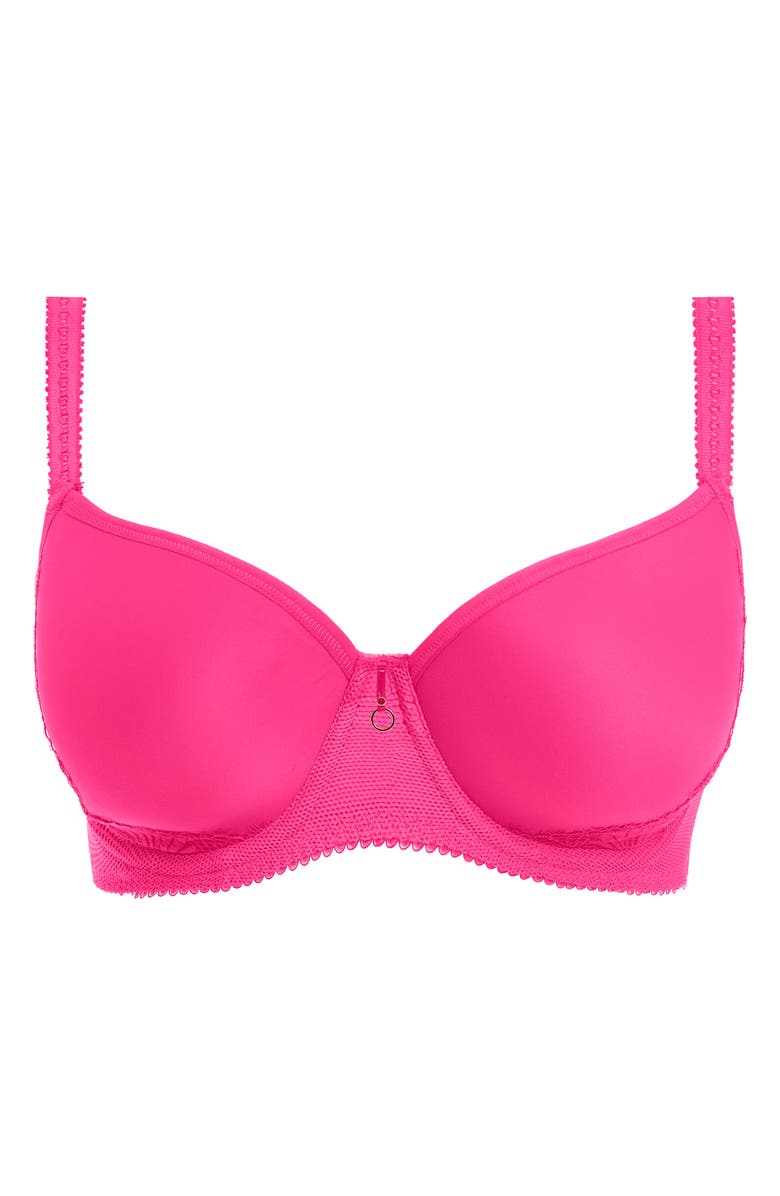 Freya Fascinate Underwire Plunge T-Shirt Bra, Alternate, color, Hot Pink