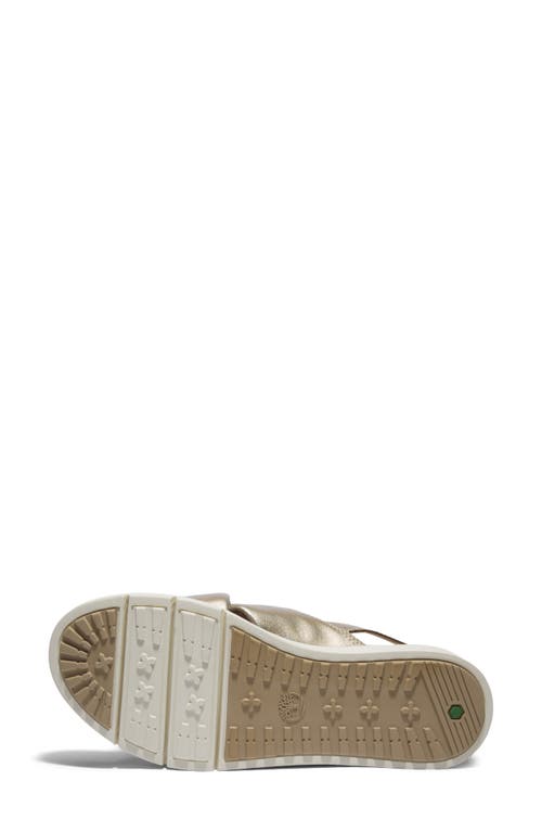 Timberland Safari Dawn Slingback Sandal In Gold Metallic