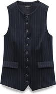 rag & bone Irina Ponte Longline Vest