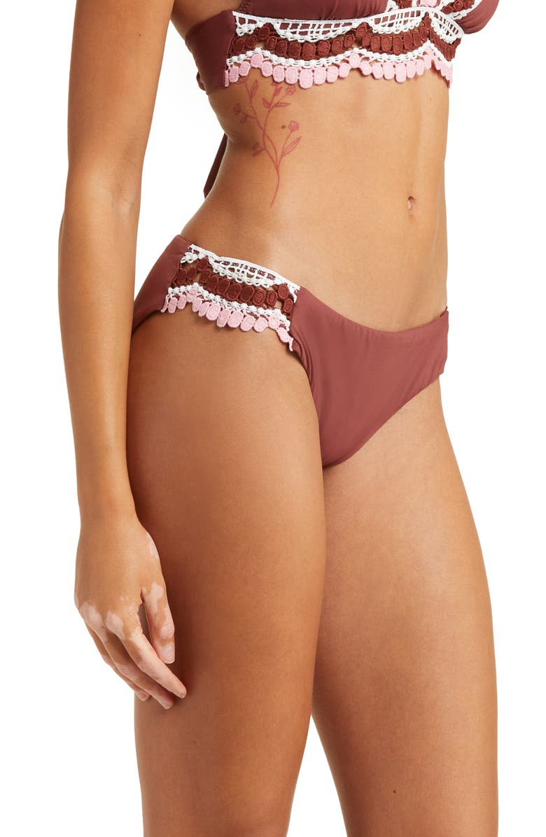 Becca Delilah Bikini Bottoms, Alternate, color, Coconut