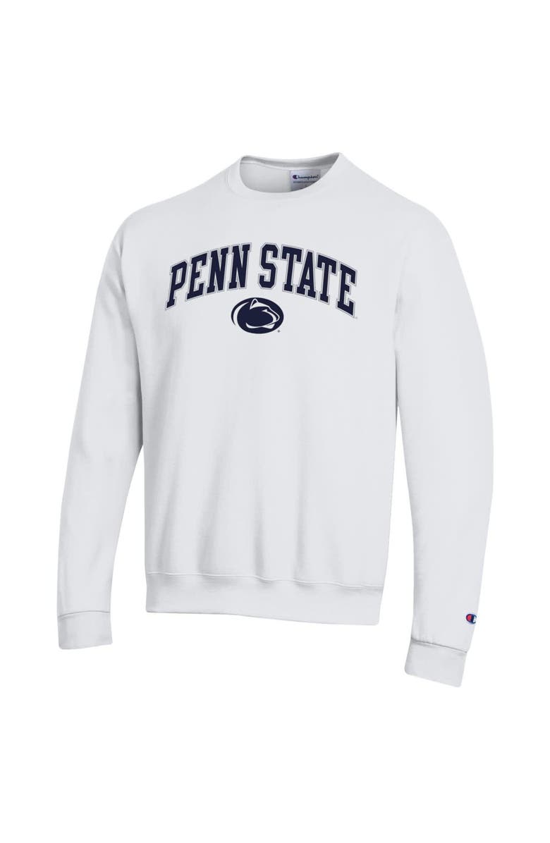 Champion Men's Champion White Penn State Nittany Lions Arch Over Logo Pullover Sweatshirt, Alternate, color, White
