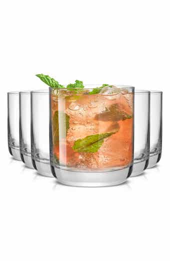JoyJolt Faye Set of 6 Double Old Fashioned Glasses