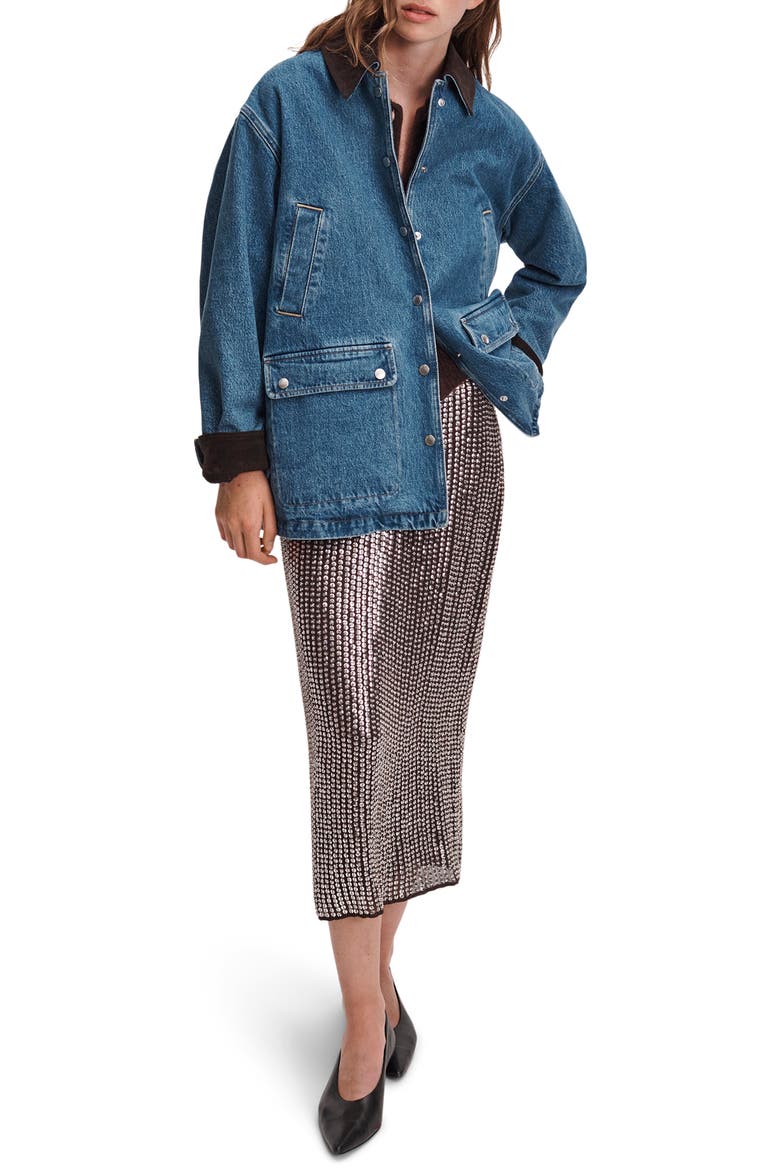 Cassidy Denim Jacket, Alternate, color, CANDICE