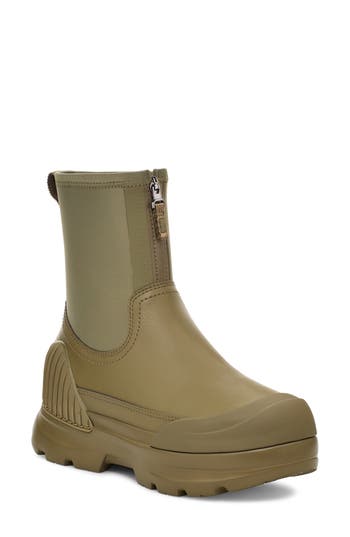 Ugg ® Neumel X Waterproof Zip Boot In Burnt Olive/shaded Clover