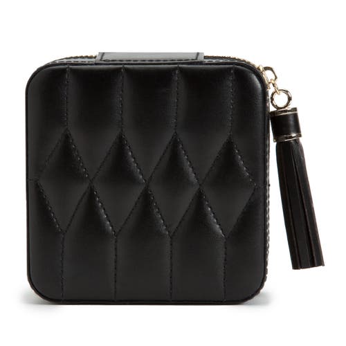 Wolf Caroline Zip Travel Case In Black