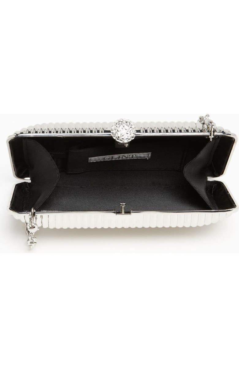 Glint Linear Ridge Clutch, Alternate, color,