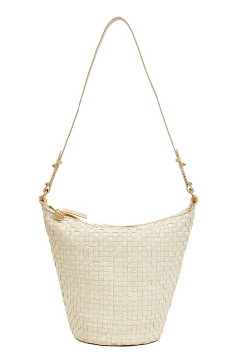 Petite Jeanne Woven Shoulder Bag