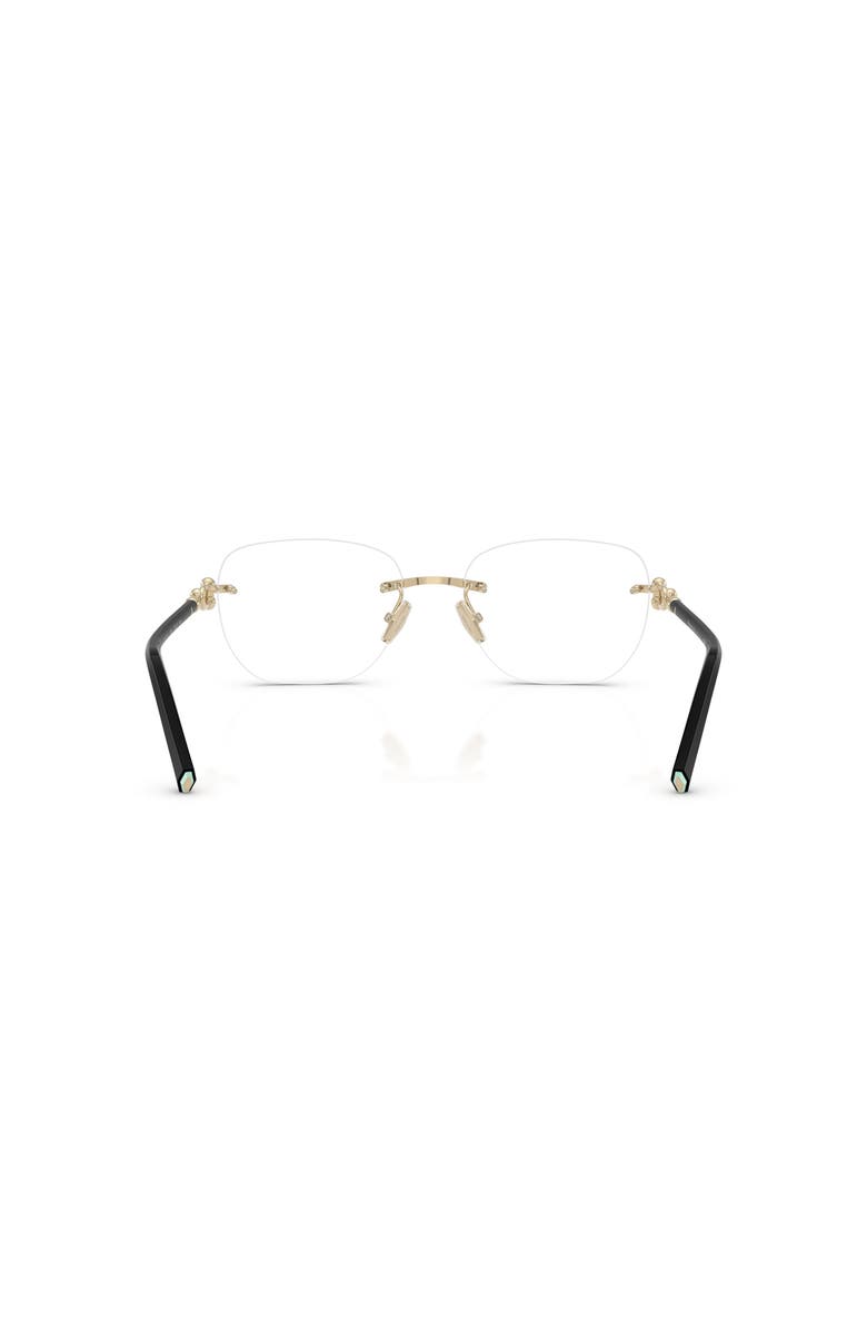 Tiffany & Co. 54mm Square optical glasses, Alternate, color, Gold