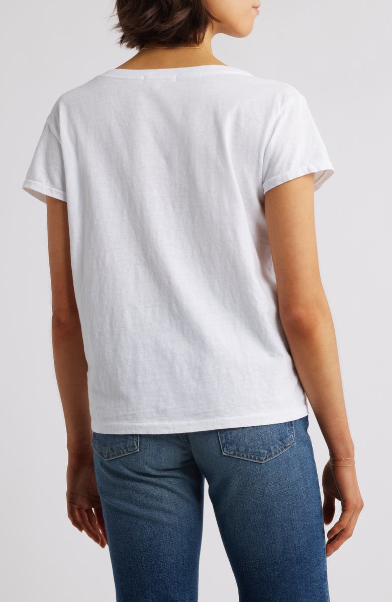 Alex Mill V-Neck Cotton T-Shirt, Alternate, color,