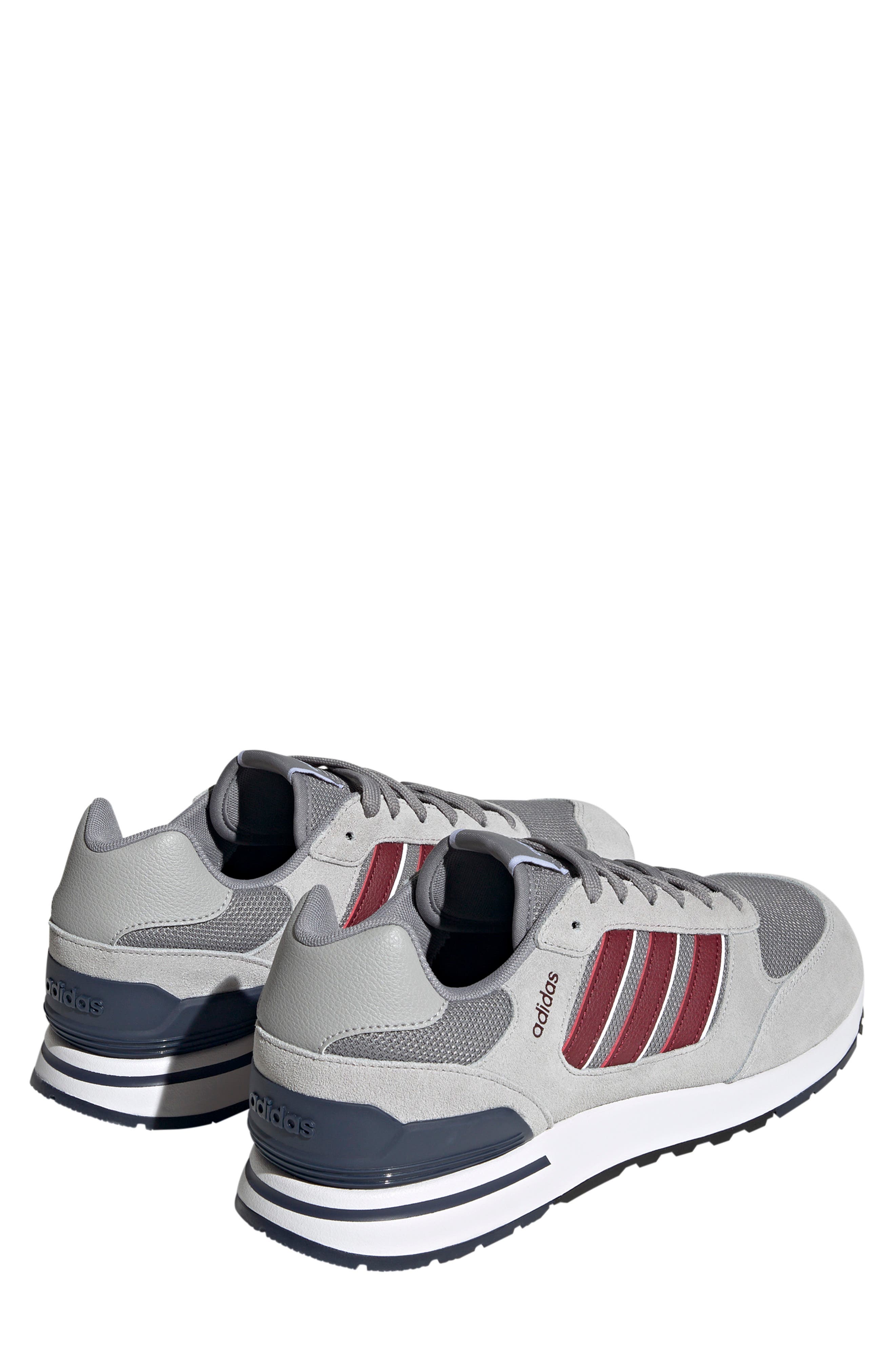 adidas Run 80s Sneaker, Alternate, color, Grey/ Red/ Shadow Navy