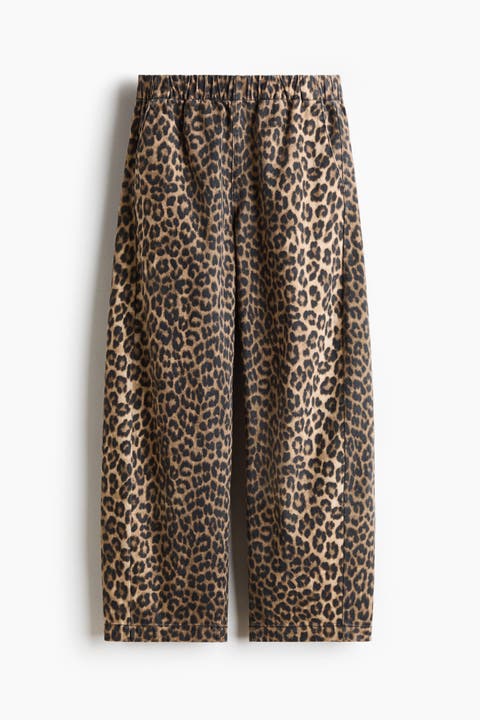 Denim Barrel Trousers
