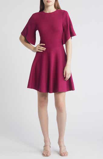 Olivia Rib Fit & Flare Dress