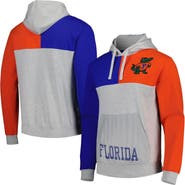 Mitchell & Ness Men's Mitchell & Ness Heather Gray Florida Gators Tie-Breaker Pullover Hoodie