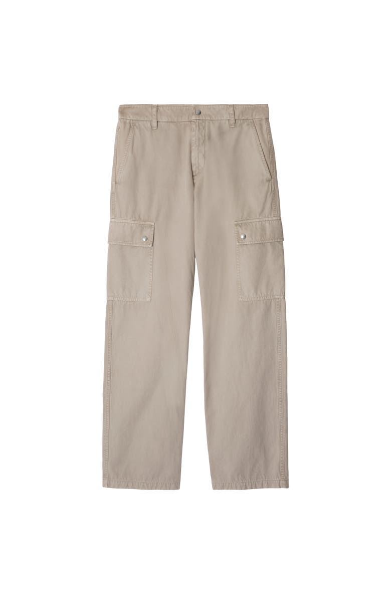 Burberry Gabardine Cargo Trousers, Alternate, color, 