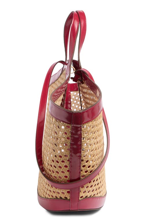 Shop Cult Gaia Yara Rattan Cane Tote Bag In Natural