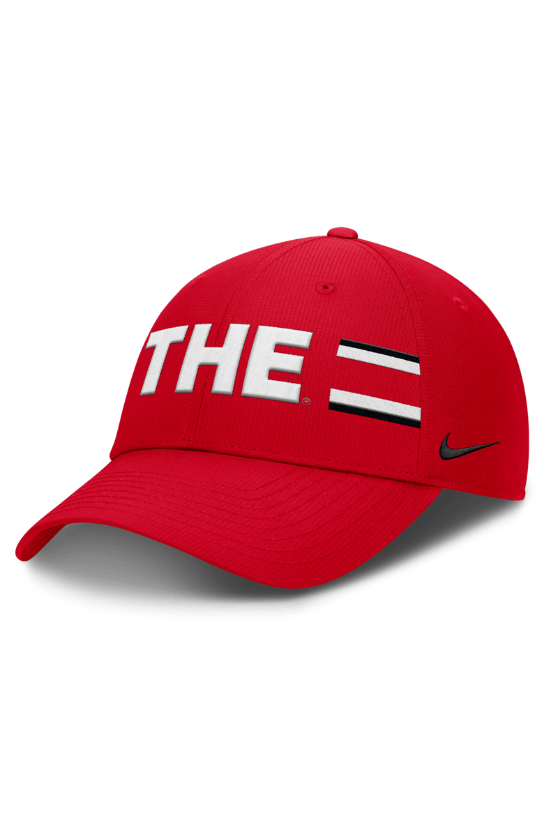 Men's Nike Scarlet Ohio State Buckeyes THE Club Dri-FIT Adjustable Hat, Main, color, Scarlet
