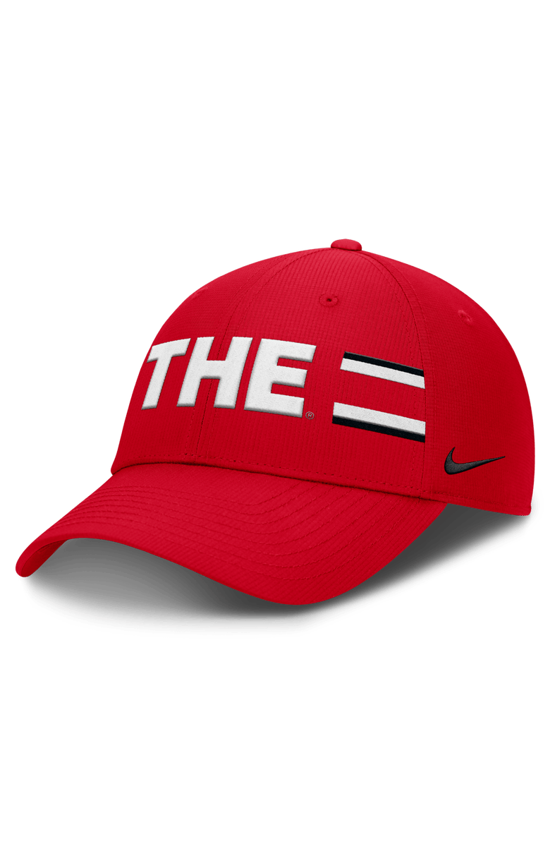 Nike Men's Nike Scarlet Ohio State Buckeyes THE Club Dri-FIT Adjustable Hat, Main, color, Scarlet