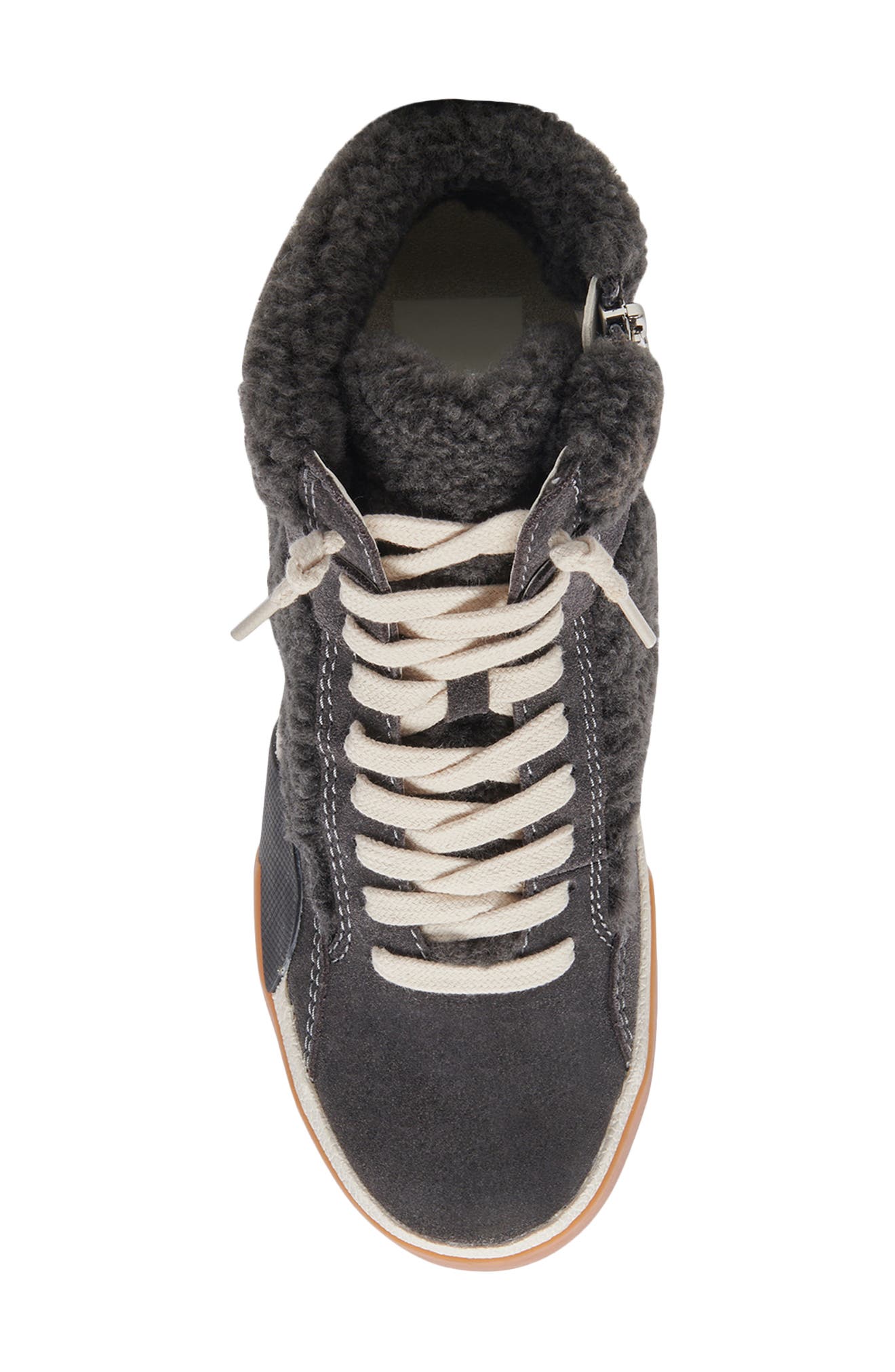 Dolce Vita Zilvia Faux Shearling High Top Sneaker, Alternate, color, 