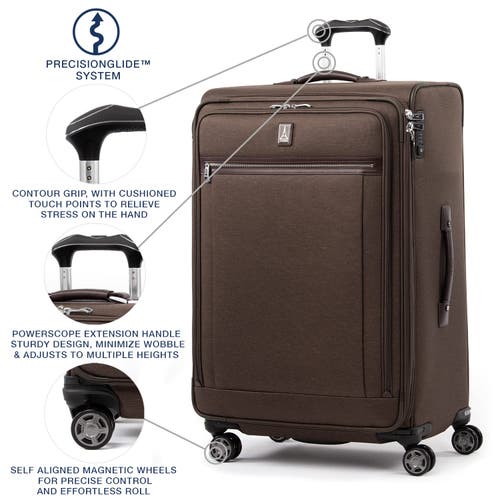 Travelpro Platinum Elite Softside Expandable Large 29-inch Checked Luggage In Rich Espresso Brown