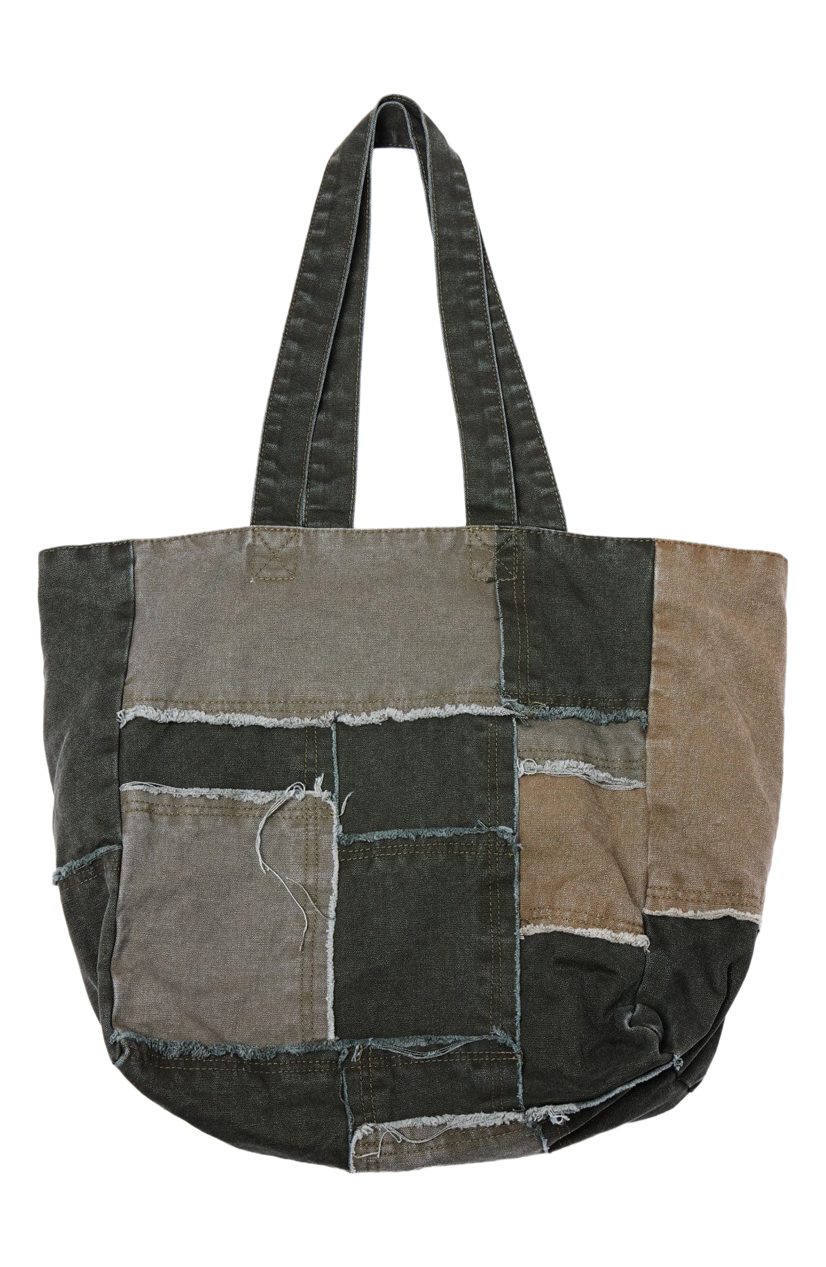 mnml Reconstructed Canvas Tote Bag, Main, color, 