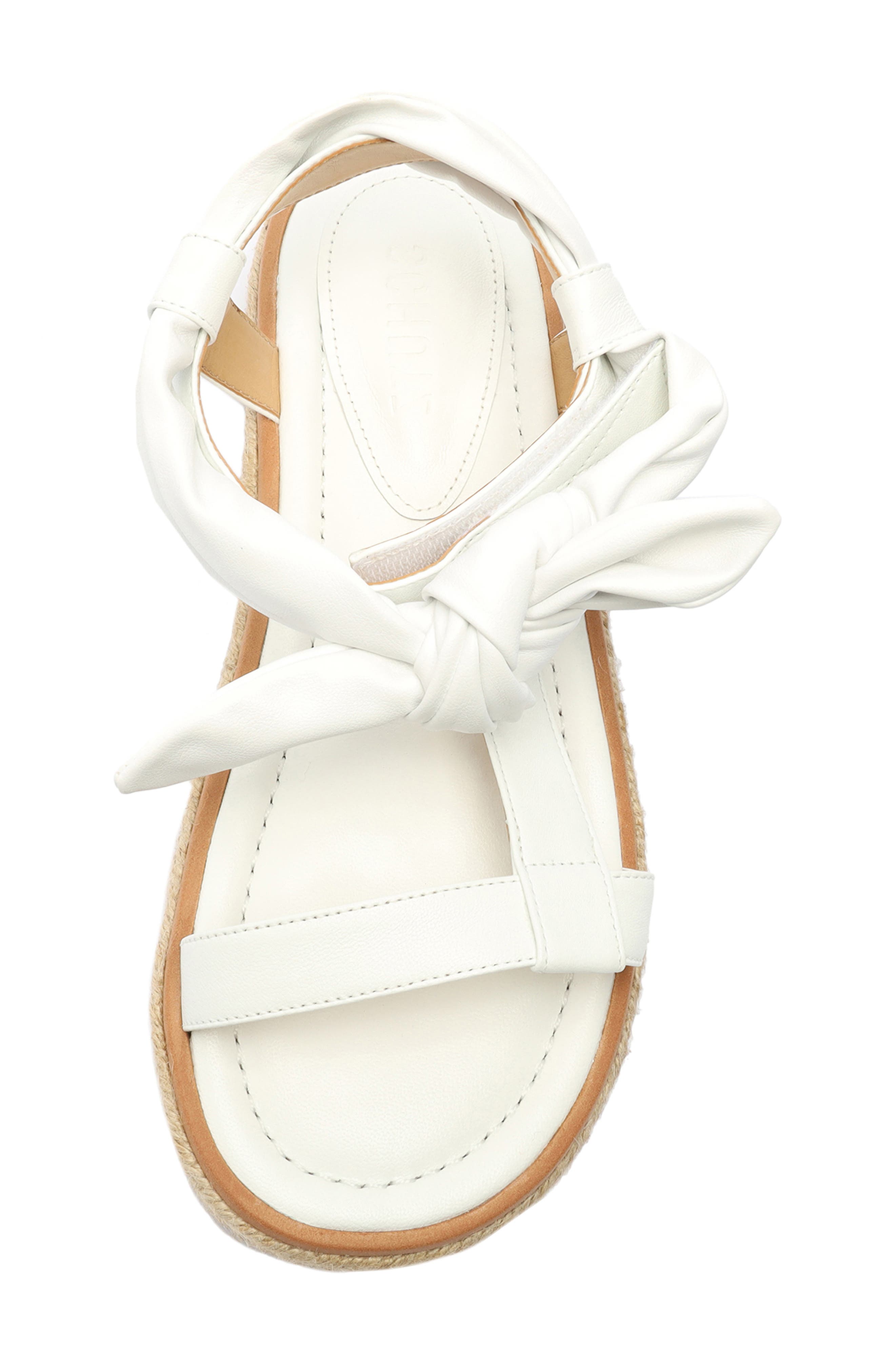 Wronny Espadrille Platform Sandal, Alternate, color, WHITE