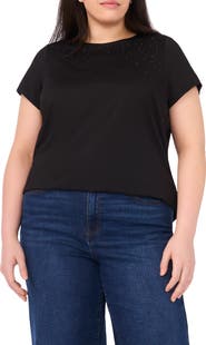 Halogen® Rhinestone Compression T-Shirt